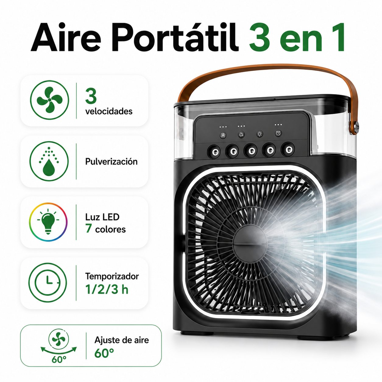 Ventilador 3 en 1